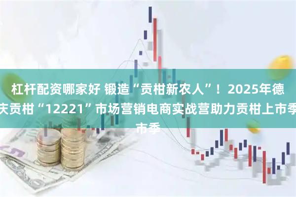 杠杆配资哪家好 锻造“贡柑新农人”！2025年德庆贡柑“12221”市场营销电商实战营助力贡柑上市季
